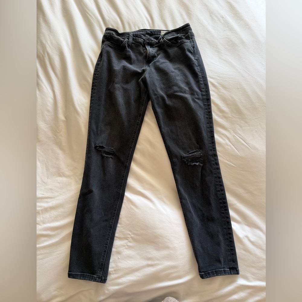 Bridge by Gly Black Distressed Denim Skinny Jeans